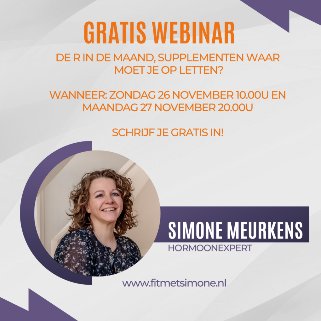 Gratis webinar supplementen, hormoontherapeut, orthomoleculair therapeut, NEI therapeut